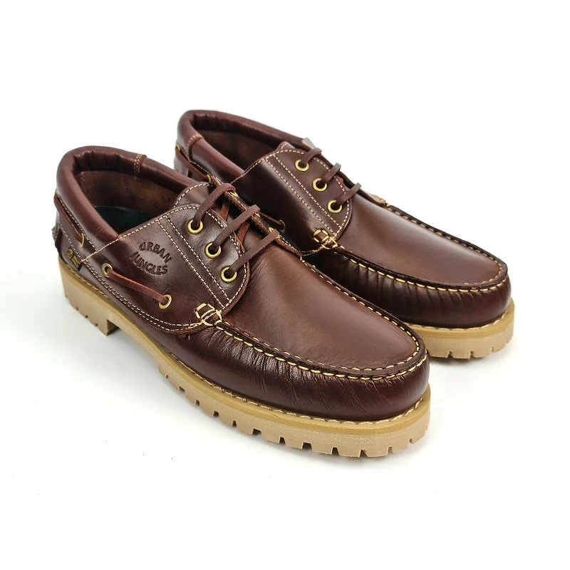 Náuticos Hombre Piel Pull Suela Gruesa Tipo Timberland 3000 Rojizo, De Urban Jungles 6 Náuticos Hombre Piel Pull Suela Gruesa Tipo Timberland 3000 Rojizo, De Urban Jungles - Imagen 4