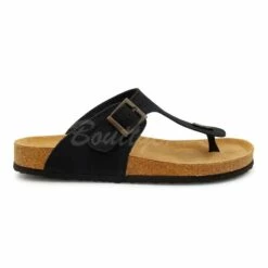 Sandalias Bio Hombre Piel 18014 Negro, De Morxiva Casual Shoes