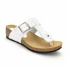 Sandalias Bio Mujer Piel Cuña Piso Corcho 414 Blanco, De Morxiva Shoes -BOUTTYE Ventas sandalias bio mujer piel cuna piso corcho 414 blanco de morxiva shoes