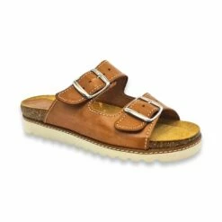 Sandalias Bio Mujer Piel Plantilla Acolchada 1896 Cuero, De Blusandal -BOUTTYE Ventas sandalias bio mujer piel plantilla acolchada 1896 cuero de blusandal 2