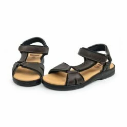 Sandalias Californianas Hombre Piel Velcro Ajustable 37003 Marrón, De Morxiva / Casual -BOUTTYE Ventas sandalias californianas hombre piel velcro ajustable 37003 marron de morxiva casual 3