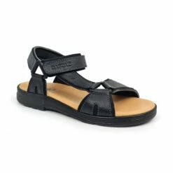 Sandalias Californianas Hombre Piel Velcro Ajustable 37003 Negro, De Morxiva / Casual -BOUTTYE Ventas sandalias californianas hombre piel velcro ajustable 37003 negro de morxiva casual 2