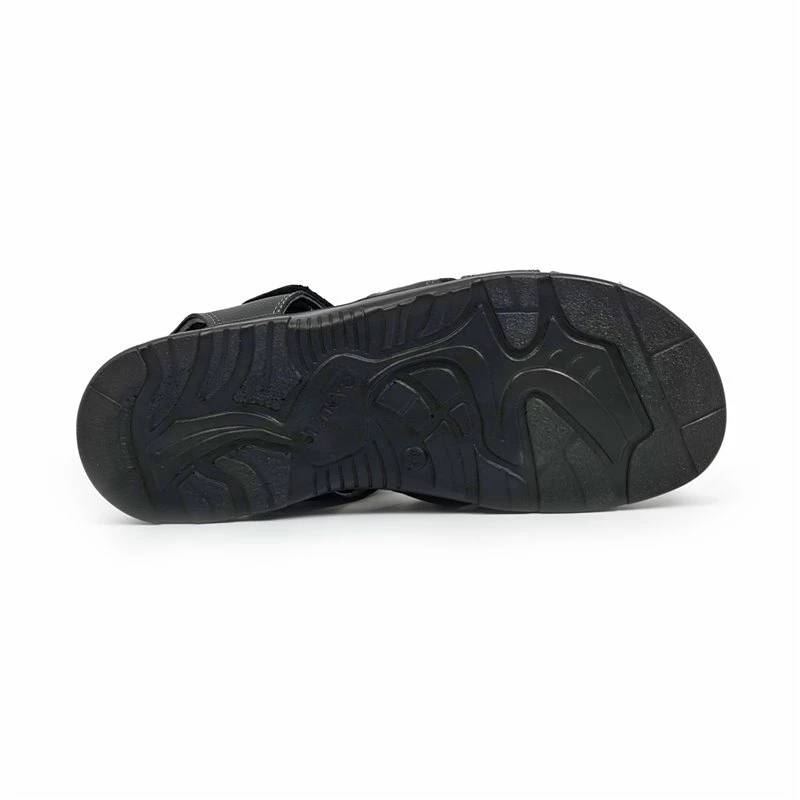 Sandalias Californianas Hombre Piel Velcro Ajustable 37006 Negro, De Morxiva / Casual 10 Sandalias Californianas Hombre Piel Velcro Ajustable 37006 Negro, De Morxiva / Casual - Imagen 8