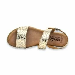 Sandalias Comfort Cuña Baja Mujer Piel Metalizada Plantilla Acolchada 134 Platino De Amelie -BOUTTYE Ventas sandalias comfort cuna baja mujer piel metalizada plantilla acolchada 134 platino de amelie 5