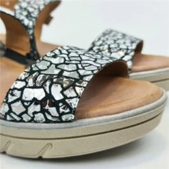 Sandalias Comfort Cuña Baja Mujer Piel Metalizada Plantilla Acolchada 134 Plomo, De Amelie 12 Sandalias Comfort Cuña Baja Mujer Piel Metalizada Plantilla Acolchada 134 Plomo, De Amelie -BOUTTYE Ventas sandalias comfort cuna baja mujer piel metalizada plantilla acolchada 134 plomo de amelie 3