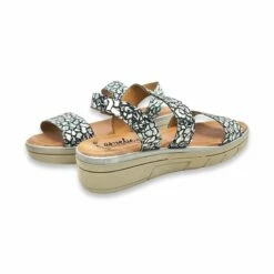 Sandalias Comfort Cuña Baja Mujer Piel Metalizada Plantilla Acolchada 134 Plomo, De Amelie 13 Sandalias Comfort Cuña Baja Mujer Piel Metalizada Plantilla Acolchada 134 Plomo, De Amelie -BOUTTYE Ventas sandalias comfort cuna baja mujer piel metalizada plantilla acolchada 134 plomo de amelie 4
