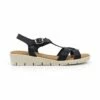 Sandalias Cuña Baja Mujer Piel Grabada Plantilla Acolchada Hebilla 22100 Negro, De Blusandal 2 Sandalias Cuña Baja Mujer Piel Grabada Plantilla Acolchada Hebilla 22100 Negro, De Blusandal -BOUTTYE Ventas sandalias cuna baja mujer piel grabada plantilla acolchada hebilla 22100 negro de blusandal
