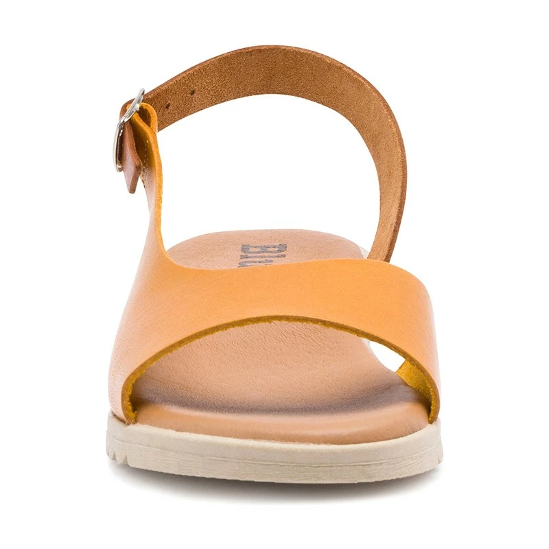 Sandalias Cuña Baja Mujer Piel Plantilla Acolchada 1115 Amarillo, De Blusandal 4 Sandalias Cuña Baja Mujer Piel Plantilla Acolchada 1115 Amarillo, De Blusandal - Imagen 2