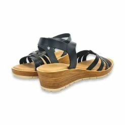 Sandalias Cuña Baja Mujer Piel Plantilla Acolchada 7043 Negro, De Blusandal 13 Sandalias Cuña Baja Mujer Piel Plantilla Acolchada 7043 Negro, De Blusandal -BOUTTYE Ventas sandalias cuna baja mujer piel plantilla acolchada 7043 negro de blusandal 4