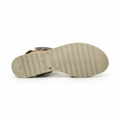 Sandalias Cuña Baja Mujer Piel Plantilla Acolchada Velcro 132 Cuero, De Amelie -BOUTTYE Ventas sandalias cuna baja mujer piel plantilla acolchada velcro 132 cuero de amelie 6