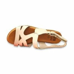 Sandalias Cuña Baja Mujer Piel Plantilla Acolchada Velcro 62309 Hielo, De Blusandal -BOUTTYE Ventas sandalias cuna baja mujer piel plantilla acolchada velcro 62309 hielo de blusandal 5