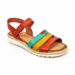Sandalias Cuña Baja Mujer Piel Velcro Plantilla Acolchada 2898 Multicolor, De Blusandal 12 Sandalias Cuña Baja Mujer Piel Velcro Plantilla Acolchada 2898 Multicolor, De Blusandal -BOUTTYE Ventas sandalias cuna baja mujer piel velcro plantilla acolchada 2898 multicolor de blusandal 2