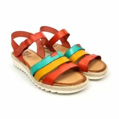 Sandalias Cuña Baja Mujer Piel Velcro Plantilla Acolchada 2898 Multicolor, De Blusandal 13 Sandalias Cuña Baja Mujer Piel Velcro Plantilla Acolchada 2898 Multicolor, De Blusandal -BOUTTYE Ventas sandalias cuna baja mujer piel velcro plantilla acolchada 2898 multicolor de blusandal 3