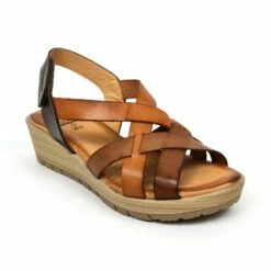 Sandalias Cuña Baja Mujer Piel Velcro Plantilla Acolchada 3104 Cuero, De Blusandal 12 Sandalias Cuña Baja Mujer Piel Velcro Plantilla Acolchada 3104 Cuero, De Blusandal -BOUTTYE Ventas sandalias cuna baja mujer piel velcro plantilla acolchada 3104 cuero de blusandal 2