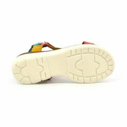 Sandalias Cuña Mujer Piel Velcro Plantilla Acolchada 54322 Multicolor, De Blusandal -BOUTTYE Ventas sandalias cuna mujer piel velcro plantilla acolchada 54322 multicolor de blusandal 8