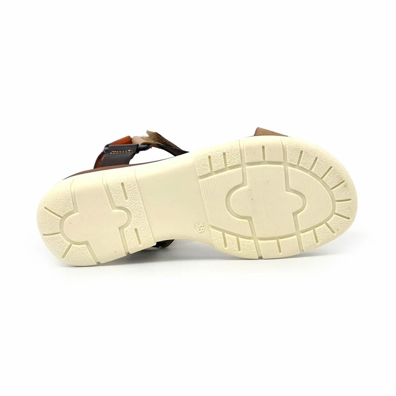 Sandalias Cuña Mujer Piel Velcro Plantilla Acolchada 54322 Multicuero, De Blusandal 11 Sandalias Cuña Mujer Piel Velcro Plantilla Acolchada 54322 Multicuero, De Blusandal - Imagen 9