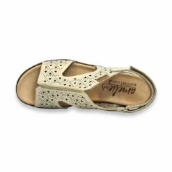 Sandalias Mujer Piel Calada Cuña Baja Plantilla Extraible Y Velcro 1211 Beige, De Amelie -BOUTTYE Ventas sandalias mujer piel calada cuna baja plantilla extraible y velcro 1211 beige de amelie 5