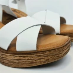 Sandalias Mule Tacón Medio Mujer Piel Plantilla Acolchada 270 Blanco, De Amelie 12 Sandalias Mule Tacón Medio Mujer Piel Plantilla Acolchada 270 Blanco, De Amelie -BOUTTYE Ventas sandalias mule tacon medio mujer piel plantilla acolchada 270 blanco de amelie 3