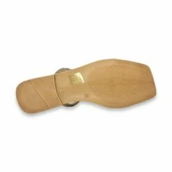 Sandalias Planas Mujer Piel Y Strass Plantilla Acolchada 1600 Oro, De Blusandal -BOUTTYE Ventas sandalias planas mujer piel y strass plantilla acolchada 1600 oro de blusandal 6