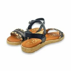 Sandalias Planas Mujer Piel Y Textil Hebilla Y Plantilla Acolchada 1610 Negro, De Blusandal 12 Sandalias Planas Mujer Piel Y Textil Hebilla Y Plantilla Acolchada 1610 Negro, De Blusandal -BOUTTYE Ventas sandalias planas mujer piel y textil hebilla y plantilla acolchada 1610 negro de blusandal 3