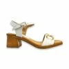 Sandalias Tacón Bajo Mujer Piel Plantilla Acolchada 2163 Blanco, De Blusandal -BOUTTYE Ventas sandalias tacon bajo mujer piel plantilla acolchada 2163 blanco de blusandal