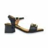 Sandalias Tacón Bajo Mujer Piel Plantilla Acolchada 2163 Negro, De Blusandal -BOUTTYE Ventas sandalias tacon bajo mujer piel plantilla acolchada 2163 negro de blusandal