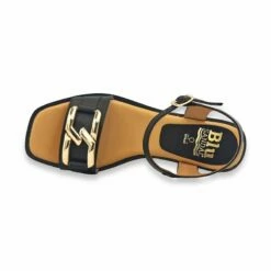 Sandalias Tacón Bajo Mujer Piel Plantilla Acolchada 2163 Negro, De Blusandal -BOUTTYE Ventas sandalias tacon bajo mujer piel plantilla acolchada 2163 negro de blusandal 5