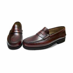 Zapatos Castellanos Hombre Piel Antifaz Piso Goma 350AL Burdeos, De Latino -BOUTTYE Ventas zapatos castellanos hombre piel antifaz piso goma 350al burdeos de latino 2