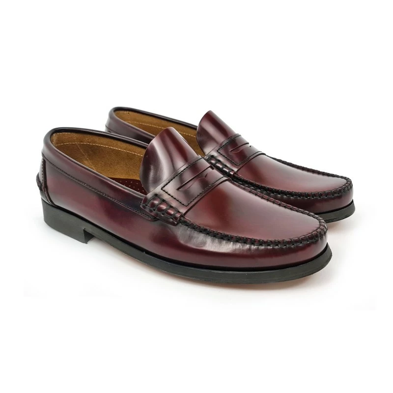 Zapatos Castellanos Hombre Piel Florentic Antifaz Suela Cuero 701 Burdeos, De Manuel Medrano 8 Zapatos Castellanos Hombre Piel Florentic Antifaz Suela Cuero 701 Burdeos, De Manuel Medrano - Imagen 6