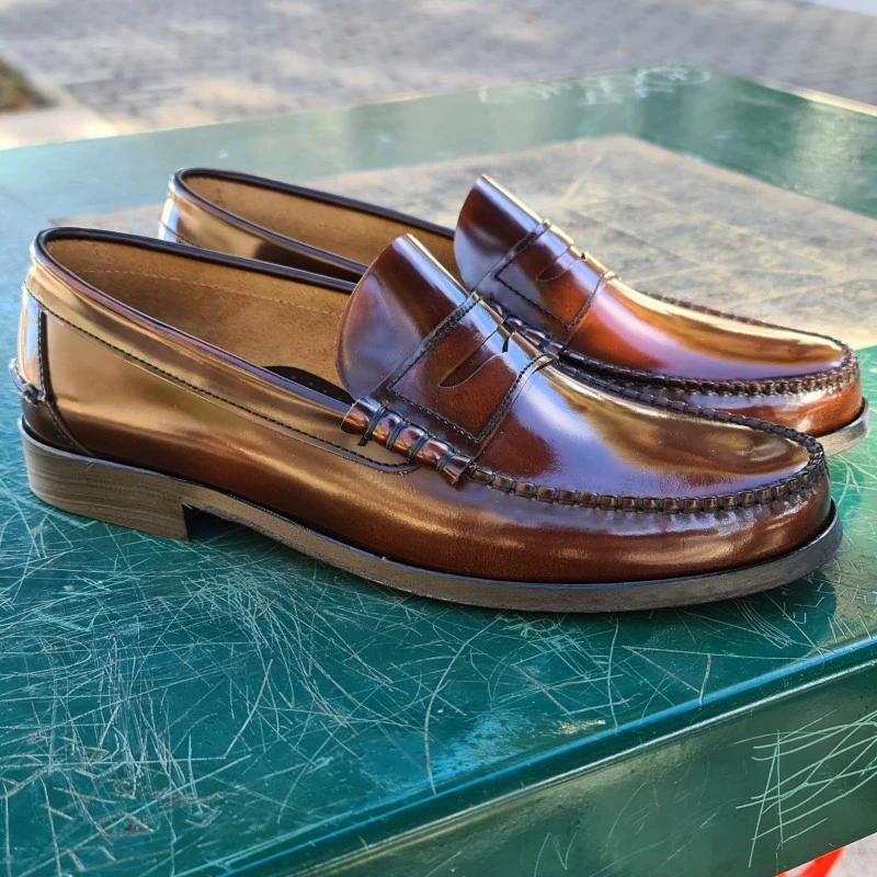 Zapatos Castellanos Hombre Piel Florentic Antifaz Suela Cuero 701 Cuero, De Manuel Medrano 6 Zapatos Castellanos Hombre Piel Florentic Antifaz Suela Cuero 701 Cuero, De Manuel Medrano - Imagen 4