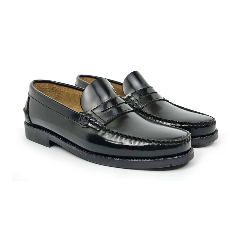 Zapatos Castellanos Hombre Piel Florentic Antifaz Suela Goma 711 Negro, De Manuel Medrano 8 Zapatos Castellanos Hombre Piel Florentic Antifaz Suela Goma 711 Negro, De Manuel Medrano - Imagen 6