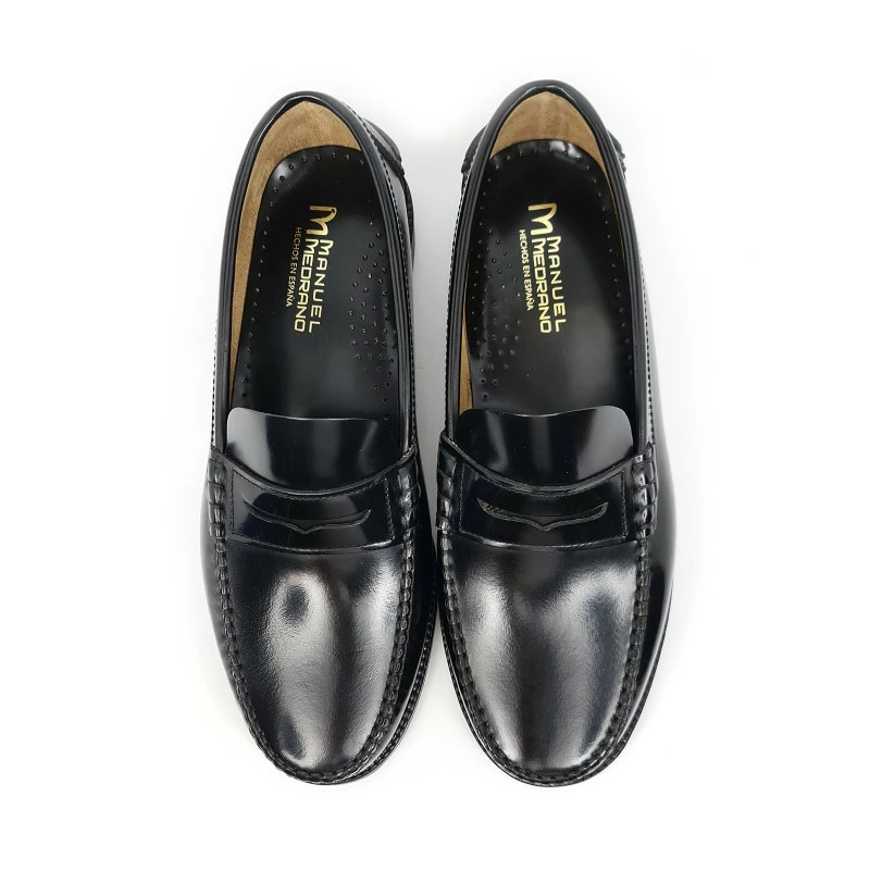 Zapatos Castellanos Hombre Piel Florentic Antifaz Suela Goma 711 Negro, De Manuel Medrano 9 Zapatos Castellanos Hombre Piel Florentic Antifaz Suela Goma 711 Negro, De Manuel Medrano - Imagen 7