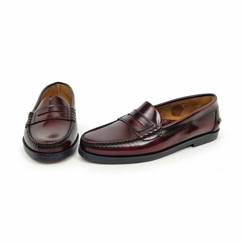 Zapatos Castellanos Mujer Piel Florentic Antifaz Suela Goma 400 Burdeos, De María Tovar 6 Zapatos Castellanos Mujer Piel Florentic Antifaz Suela Goma 400 Burdeos, De María Tovar - Imagen 4