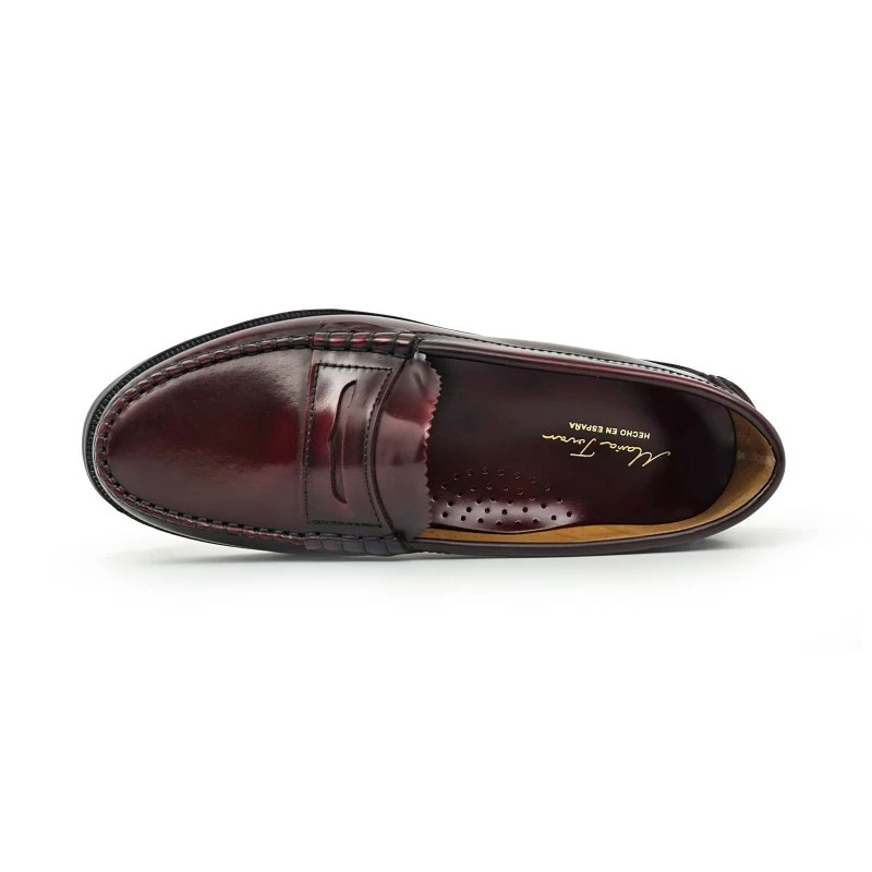 Zapatos Castellanos Mujer Piel Florentic Antifaz Suela Goma 400 Burdeos, De María Tovar 7 Zapatos Castellanos Mujer Piel Florentic Antifaz Suela Goma 400 Burdeos, De María Tovar - Imagen 5