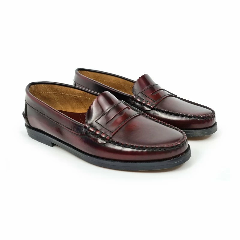 Zapatos Castellanos Mujer Piel Florentic Antifaz Suela Goma 400 Burdeos, De María Tovar 8 Zapatos Castellanos Mujer Piel Florentic Antifaz Suela Goma 400 Burdeos, De María Tovar - Imagen 6