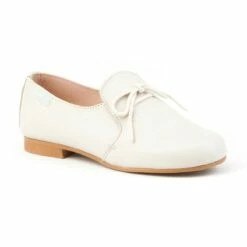Zapatos Colegiales Infantil Niño Piel Cordones 1393 Beige, De Angelitos -BOUTTYE Ventas zapatos colegiales infantil nino piel cordones 1393 beige de angelitos 2