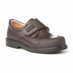 Zapatos Colegiales Niño Piel Puntera Reforzada Velcro 452 Chocolate, De Angelitos 9 Zapatos Colegiales Niño Piel Puntera Reforzada Velcro 452 Chocolate, De Angelitos -BOUTTYE Ventas zapatos colegiales nino piel puntera reforzada velcro 452 chocolate de angelitos 2