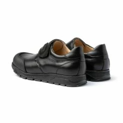 Zapatos Colegiales Niño Piel Puntera Reforzada Velcro 453 Negro, De Angelitos -BOUTTYE Ventas zapatos colegiales nino piel puntera reforzada velcro 453 negro de angelitos 2