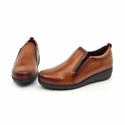 Zapatos Comfort Mujer Piel Plantilla Extraíble 70620 Cuero, De Tupié -BOUTTYE Ventas zapatos comfort mujer piel plantilla extraible 70620 cuero de tupie 4