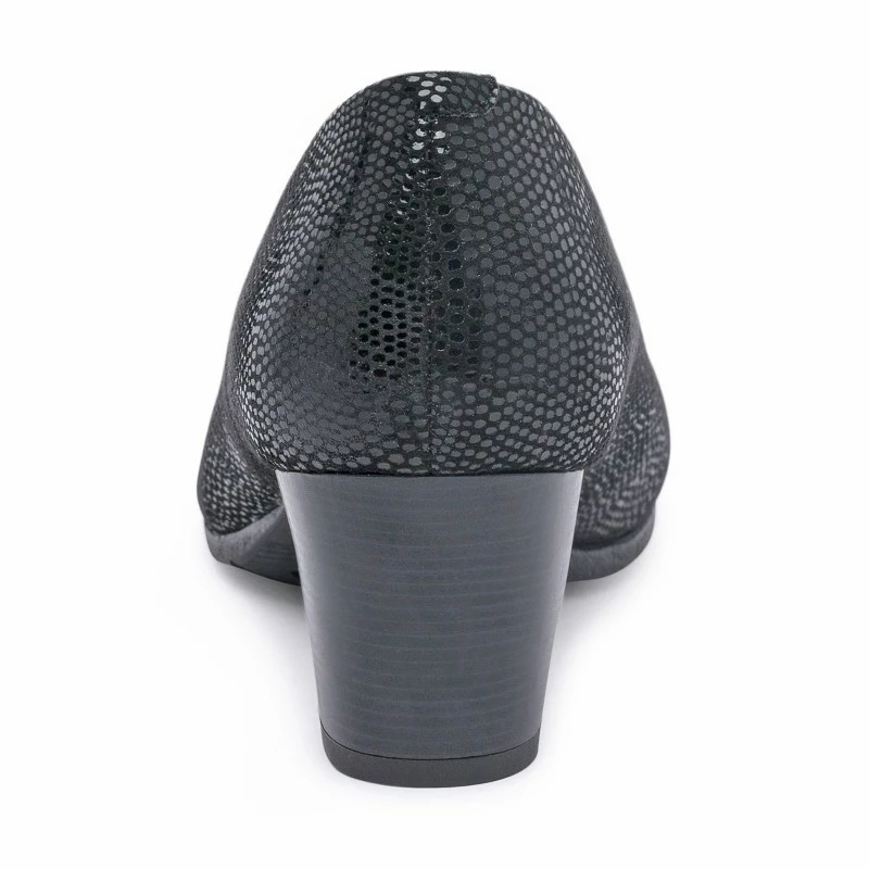 Zapatos De Salón Cómodos Mujer Piel Punta Charol Plantilla Extraíble 93 Negro, De Tupié 6 Zapatos De Salón Cómodos Mujer Piel Punta Charol Plantilla Extraíble 93 Negro, De Tupié - Imagen 4