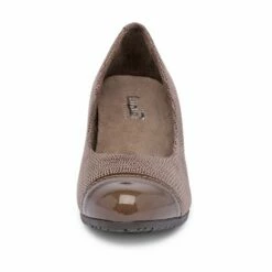 Zapatos De Salón Cómodos Mujer Piel Punta Charol Plantilla Extraíble 93 Taupe, De Tupié -BOUTTYE Ventas zapatos de salon comodos mujer piel punta charol plantilla extraible 93 taupe de tupie 1