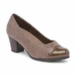 Zapatos De Salón Cómodos Mujer Piel Punta Charol Plantilla Extraíble 93 Taupe, De Tupié -BOUTTYE Ventas zapatos de salon comodos mujer piel punta charol plantilla extraible 93 taupe de tupie 2