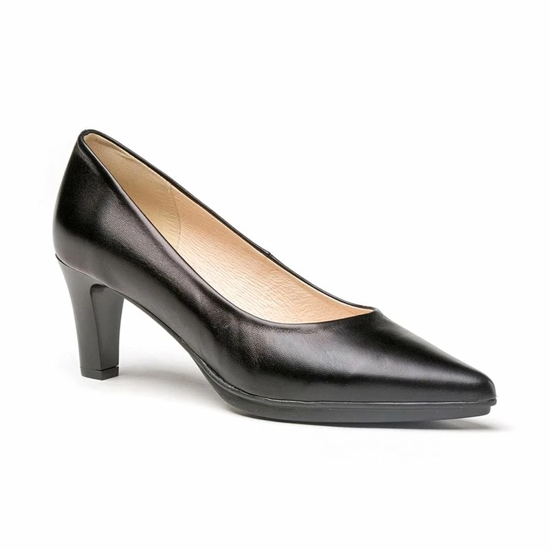 Zapatos De Salón Confort Mujer Piel Napa Tacón Medio 1498 Negro, De Eva Mañas 5 Zapatos De Salón Confort Mujer Piel Napa Tacón Medio 1498 Negro, De Eva Mañas - Imagen 3