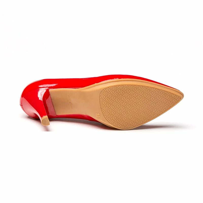 Zapatos De Salón Mujer Piel Charol Tacón Alto 1499 Rojo, De Eva Mañas 6 Zapatos De Salón Mujer Piel Charol Tacón Alto 1499 Rojo, De Eva Mañas - Imagen 4