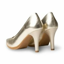 Zapatos De Salón Mujer Piel Napa Metalizada Tacón Alto 1500 Platino, De Eva Mañas -BOUTTYE Ventas zapatos de salon mujer piel napa metalizada tacon alto 1500 platino de eva manas 2