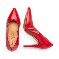 Zapatos De Salón Mujer Piel Napa Tacón Alto 1494 Rojo, De Eva Mañas -BOUTTYE Ventas zapatos de salon mujer piel napa tacon alto 1494 rojo de eva manas 2