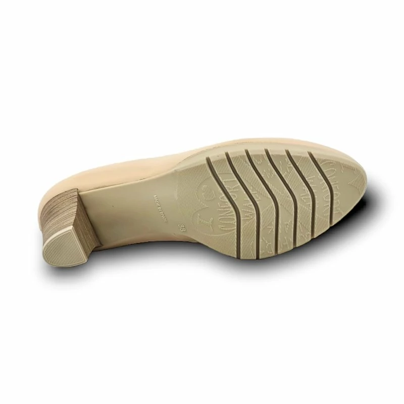 Zapatos De Salón Mujer Piel Tacón Medio Muy Cómodos 2220 Beige, De Desireé 10 Zapatos De Salón Mujer Piel Tacón Medio Muy Cómodos 2220 Beige, De Desireé - Imagen 8