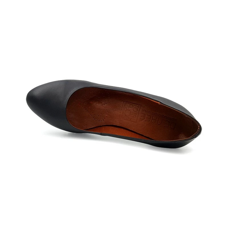 Zapatos De Salón Mujer Piel Tacón Medio Muy Cómodos 2220W Negro, De Desireé 9 Zapatos De Salón Mujer Piel Tacón Medio Muy Cómodos 2220W Negro, De Desireé - Imagen 7