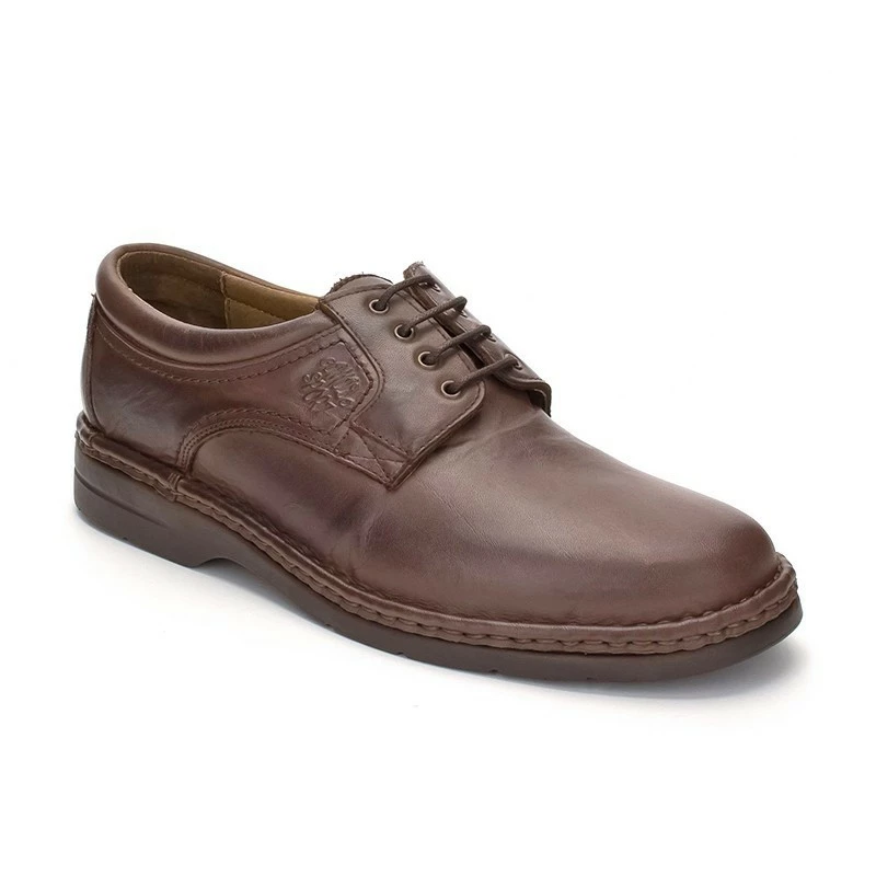 Zapatos Derby Hombre Piel 6050 Caoba, De Comodo Sport 3 Zapatos Derby Hombre Piel 6050 Caoba, De Comodo Sport