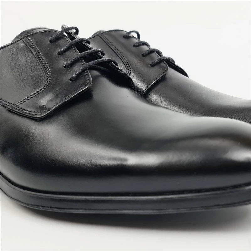 Zapatos Derby Hombre Piel Napa Ancho Especial 10431 Negro, De Latino 4 Zapatos Derby Hombre Piel Napa Ancho Especial 10431 Negro, De Latino - Imagen 2